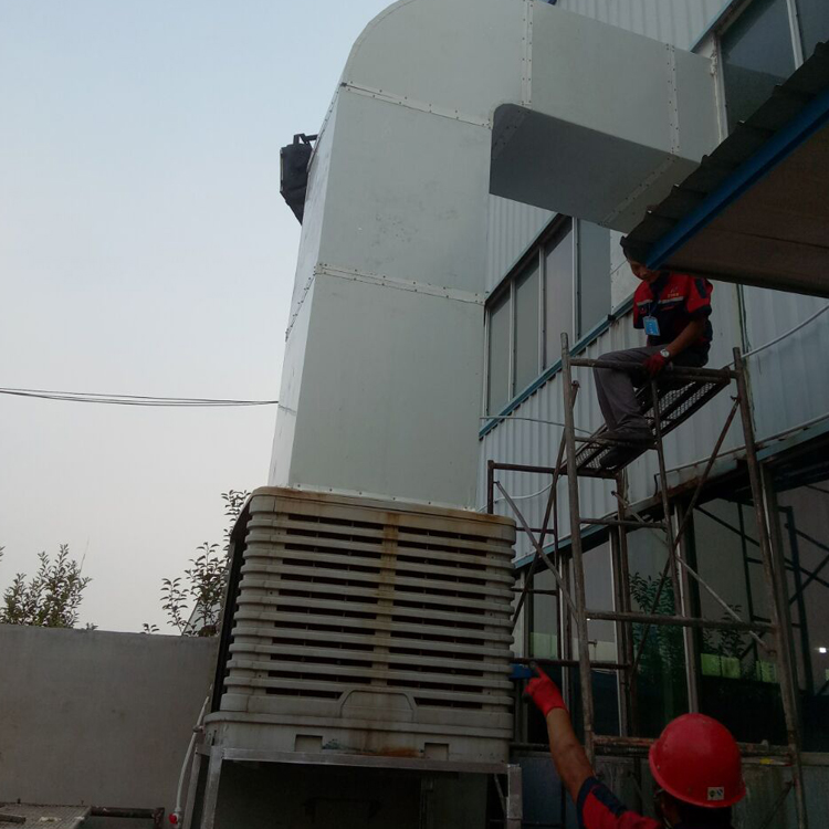 濕簾冷風機送風管道設(shè)計